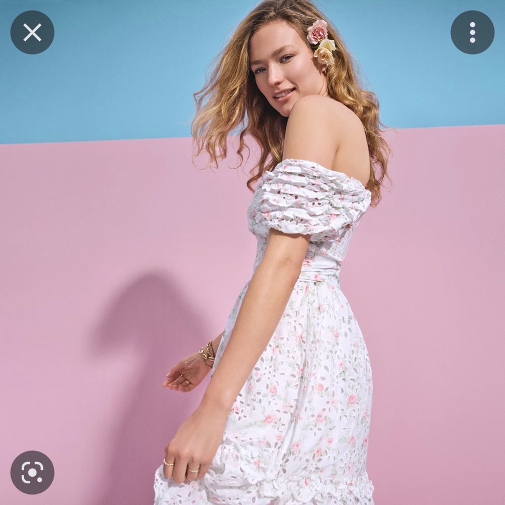 Loveshackfancy x Target Eyelet Midi Dress